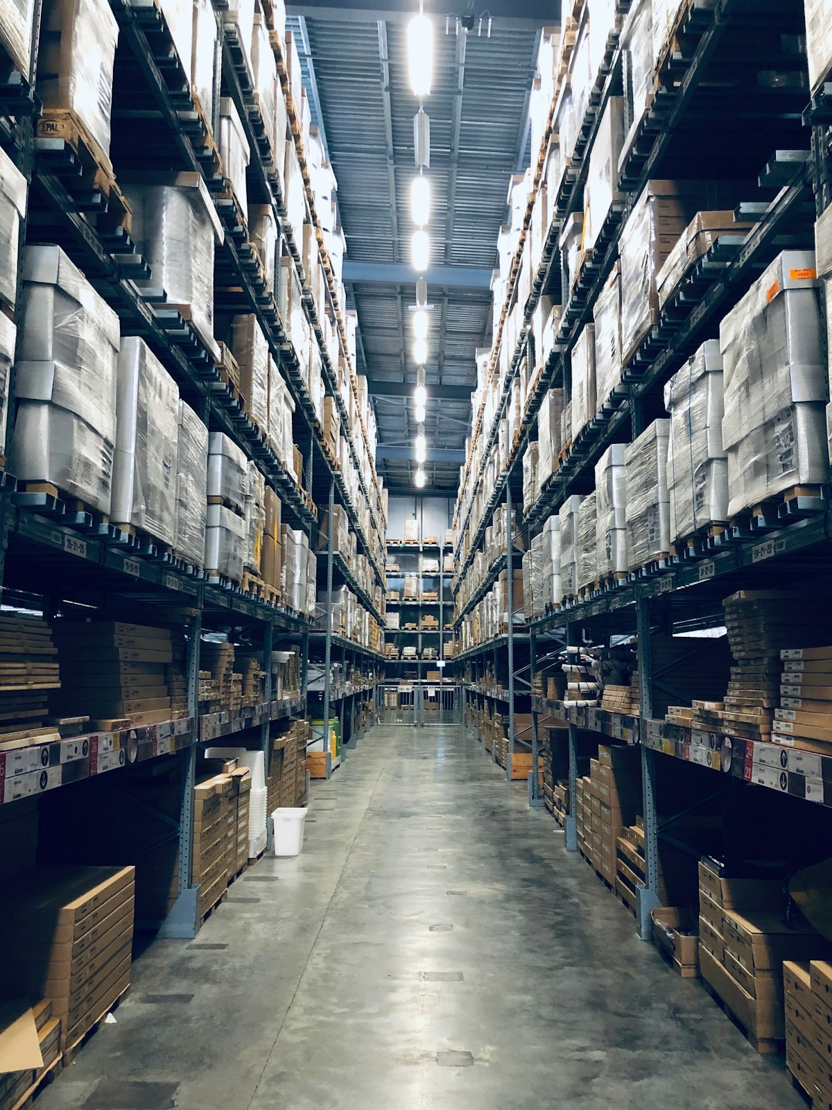 Magazijn met goederen